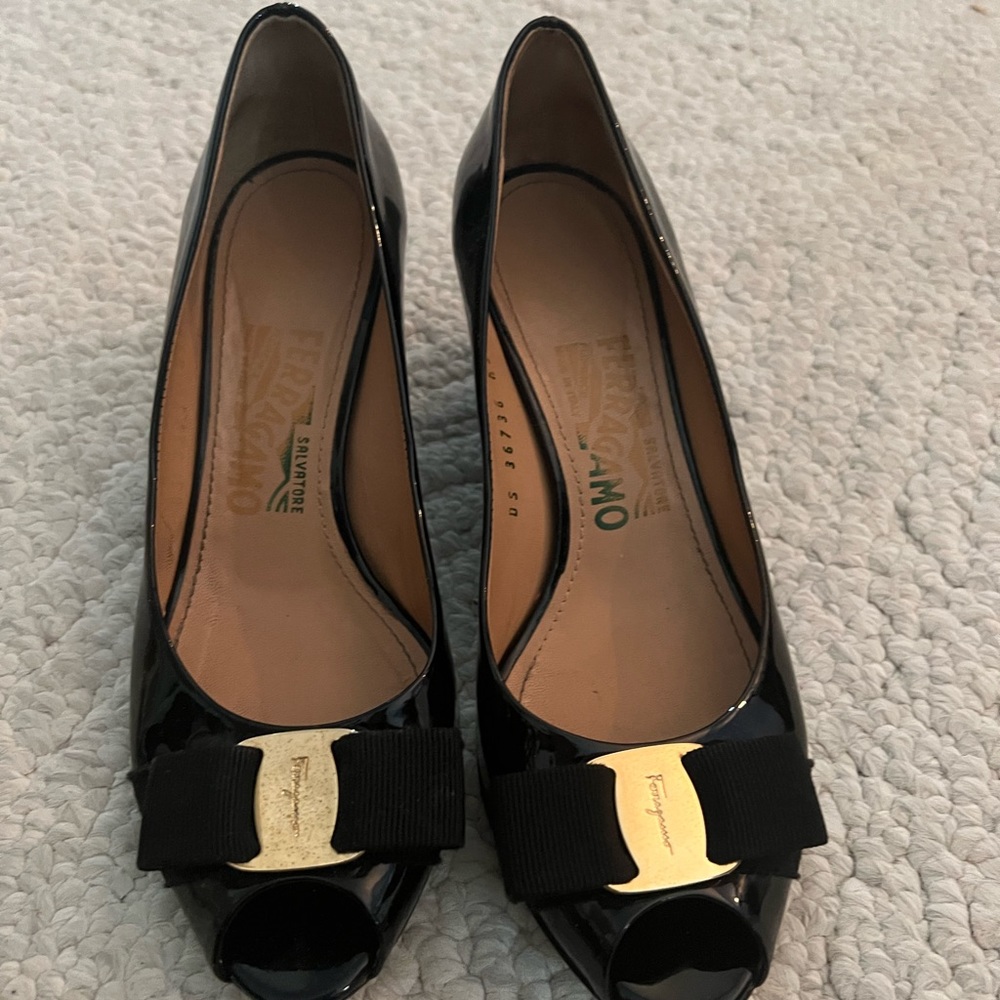 Ferragamo Sissi wedges